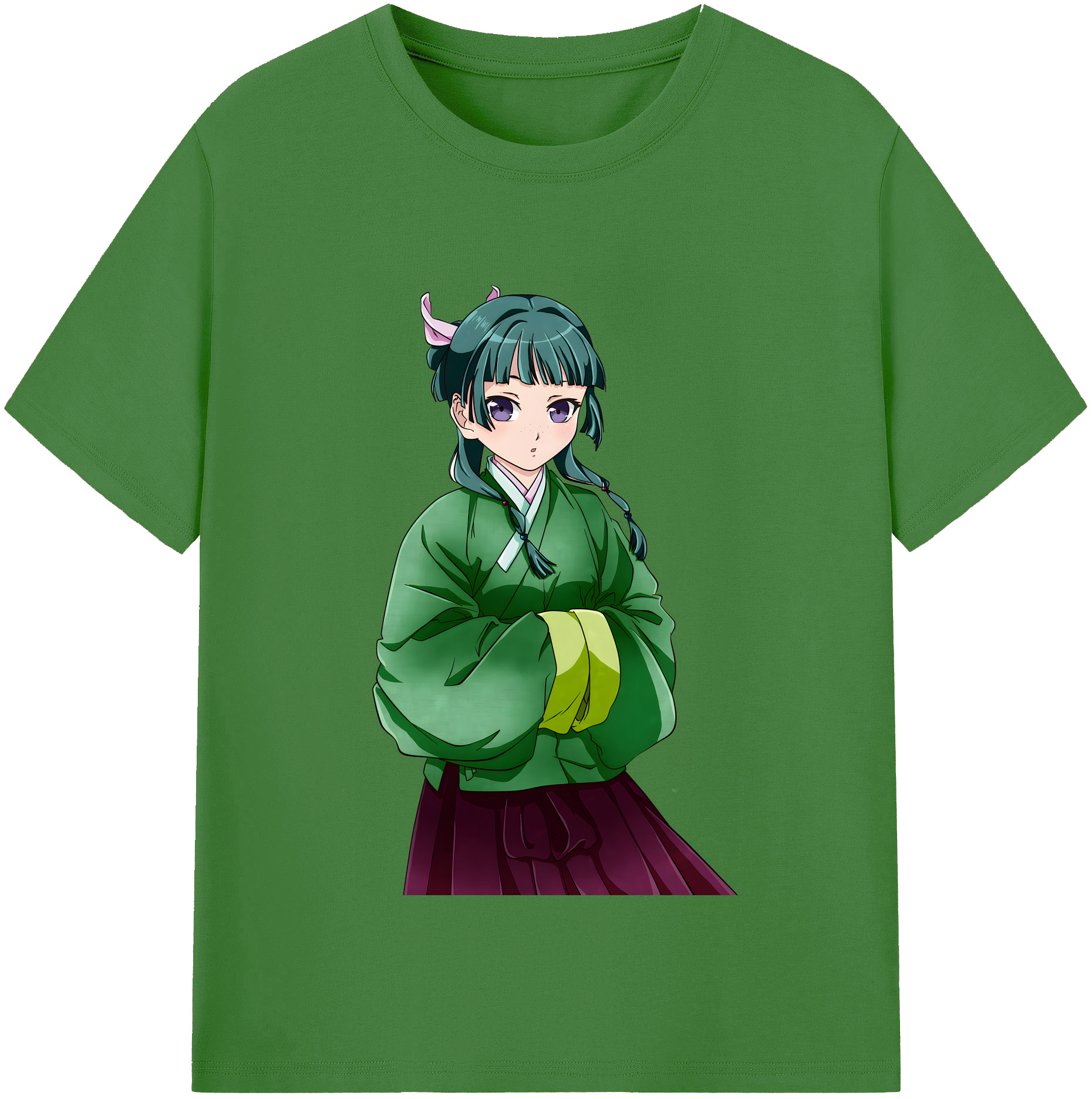 （画像用） 薬屋のひとりごと The Apothecary Diaries レディースカジュアルプリントTシャツ（綿100％）